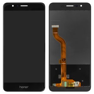 LCD compatible with Huawei Honor 8, (black, without frame, Original FRD-L09/FRD-L19) -