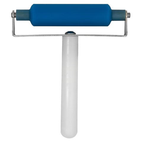 Rubber Roller, with handle, 70 mm 