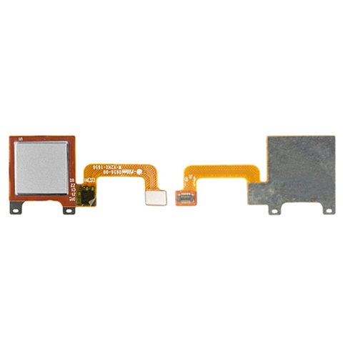 Flat Cable compatible with Huawei P9 Lite mini, Y6 Pro 2017 , for fingerprint recognition Touch ID , silver