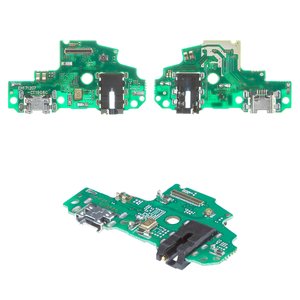 Flat Cable compatible with Huawei P Smart, headphone connector, charge connector, with microphone, High Copy, charging board 