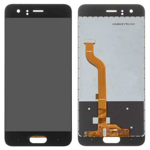 LCD compatible with Huawei Honor 9, black, type 2 , without frame, High Copy, STF L09 STF L19 STF AL10 STF AL00 STF TL10 
