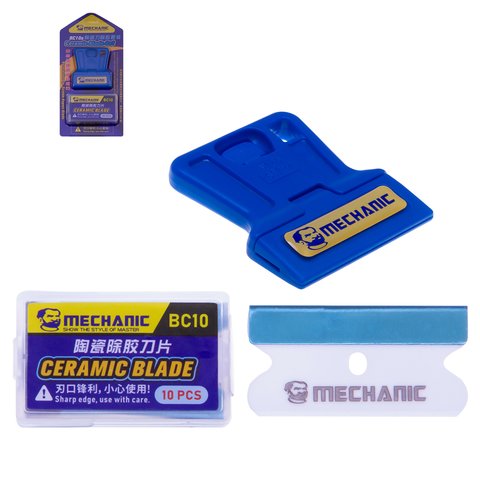 Glue Scraper Mechanic BC10s, with ceramic blade 