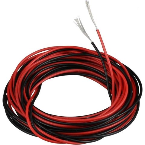 Wire In Silicone Insulation 28AWG, (0.08 mm², 1 m, black) - GsmServer