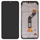 LCD compatible with Tecno Spark Go (2022), (black, with frame, Original (PRC), KG5m)