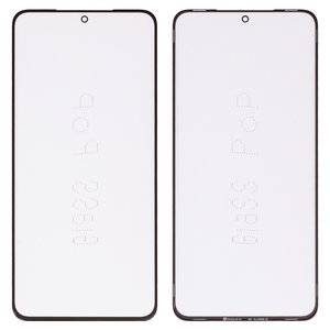 Housing Glass G+OCA PRO compatible with Samsung G991 Galaxy S21 5G, with OCA film, black 