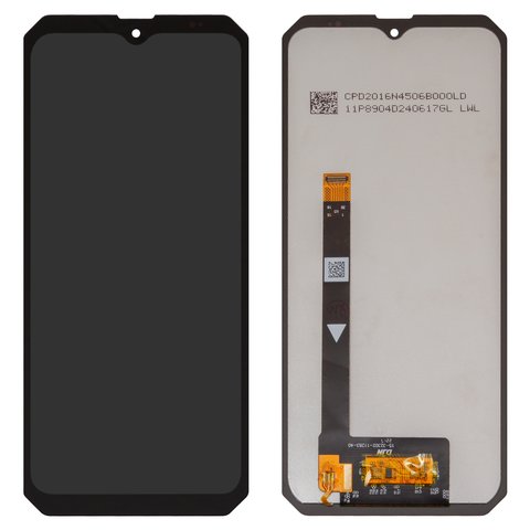 LCD compatible with Blackview BL8800, BL8800 Pro, BV8800, BV8800 Pro, BV9200, black, without frame, High Copy, 15 32302 11283 40