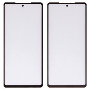 Housing Glass compatible with Google Pixel 6a, with OCA film, black 