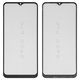 Housing Glass G+OCA PRO compatible with Realme C30s, (with OCA film, black)