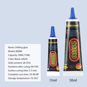 Sealant Glue Mechanic B8000, for touchscreen LCD gluing, 15 ml, black 