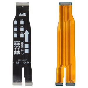 Flat Cable compatible with Samsung A366 Galaxy A36, A566 Galaxy A56, for mainboard 