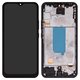 LCD compatible with Samsung A346 Galaxy A34 5G, (black, with frame, Copy, (TFT))