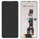 LCD compatible with Motorola Moto G06, Moto G06 Power, (black, without frame, (Box))