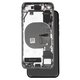 Carcasa puede usarse con Apple iPhone 8, negro, juego completo, con cable flex