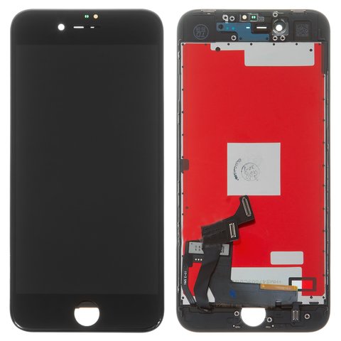 Pantalla LCD puede usarse con iPhone 8, iPhone SE 2020, negro, con marco,  AAA, Tianma, con plásticos de cámara y sensor de acercamiento - GsmServer