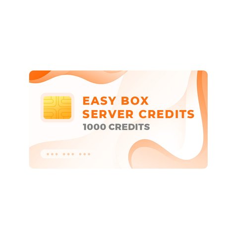 Créditos del servidor Easy Box 1000 créditos 