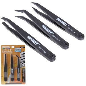 Juego de pinzas antiestáticas JAKEMY JM T11