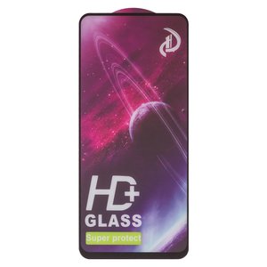 Vidrio de protección templado All Spares puede usarse con Samsung G996 Galaxy S21 Plus 5G, Full Glue, compatible con estuche, negro