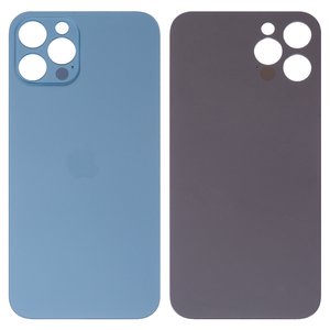 Panel trasero de carcasa puede usarse con iPhone 12 Pro, azul, no es necesario desmontar la cámara, Original PRC , big hole