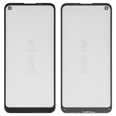 Vidrio de carcasa G+OCA PRO puede usarse con Samsung A115 Galaxy A11, M115 Galaxy M11, con película OCA, negro