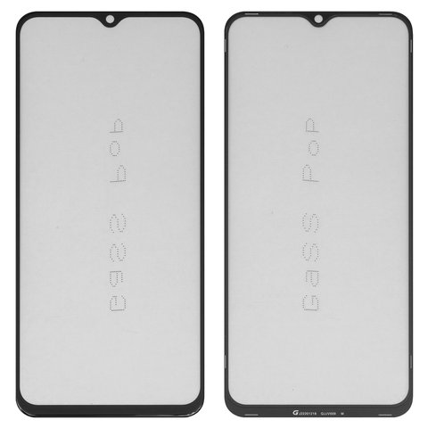 Vidrio de carcasa G+OCA PRO puede usarse con Vivo Y33s, Y55s 5G, Y76s, con película OCA, negro