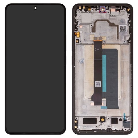 Pantalla LCD puede usarse con Xiaomi Poco X6 Pro 5G, negro, con marco, Original PRC 