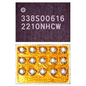 Microchip controlador de iluminación 338S00616 puede usarse con Apple iPhone 12, iPhone 13, iPhone 14, iPhone 14 Pro Max, iPhone 15, iPhone 16