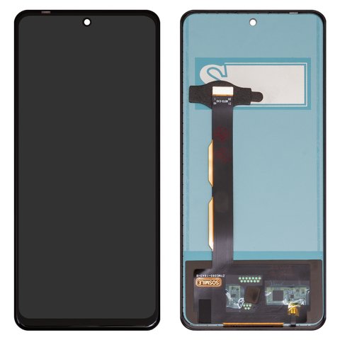 Pantalla LCD puede usarse con Motorola Edge 40, Edge 40 Neo, negro, sin marco, Copy, TFT 