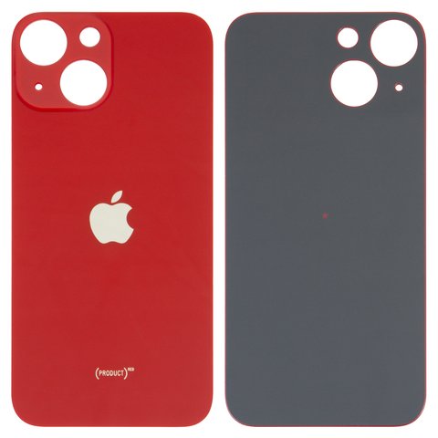 Panel trasero de carcasa puede usarse con iPhone 13 mini, roja, no es necesario desmontar la cámara, big hole