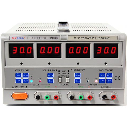 Регульований блок живлення HY3003М 3 зі світлодіодними індикаторами