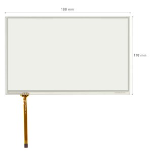 Широкоформатне сенсорне скло з діагоналлю 8 дюймів