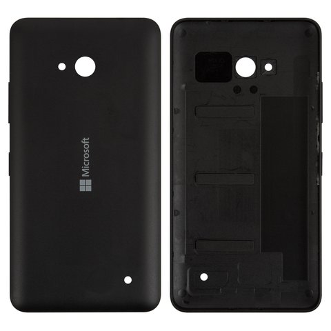 Задня панель корпуса для Microsoft Nokia  640 Lumia, чорна, з боковою кнопкою
