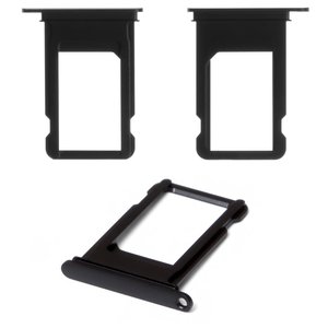 Держатель SIM карты для iPhone 7, черный, матовый, Black Matte