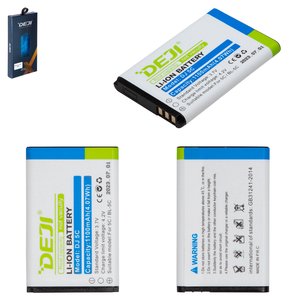 Аккумулятор Deji BL 5C для Nokia 220 Dual SIM, Li ion, 3,7 В, 1100 мАч