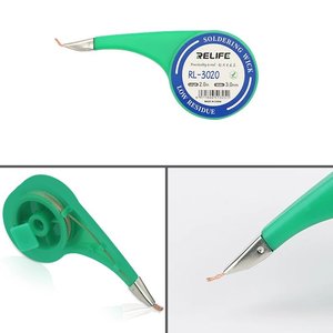Стрічка для випаювання RELIFE RL 3020, Ш  3,0 мм, Д  2 м