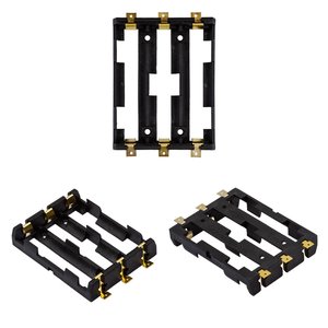 Тримач акумуляторів 18650, 1x3, з контактами, тип 2, посилені контакти 