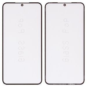 Скло корпуса G+OCA PRO для Samsung S901B Galaxy S22 5G, з ОСА плівкою, чорне
