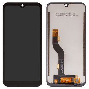 Дисплей для Hotwav Cyber 8, черный, без рамки, High Copy