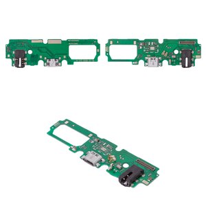 Шлейф для Vivo Y20 2020 , коннектора наушников, коннектора зарядки, с микрофоном, Сopy, плата зарядки