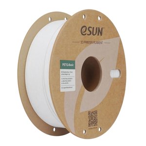 Филамент для 3D принтера eSUN PETG Basic White, 1 кг
