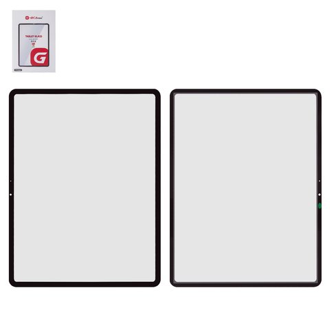 Скло корпуса G+OCA PRO для iPad Air 13 2024, iPad Air 13 2025, з ОСА плівкою, чорне
