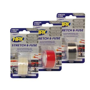 Стрічка вулканізуюча силiконова HPX 25 мм, 3 м, прозора блістер 