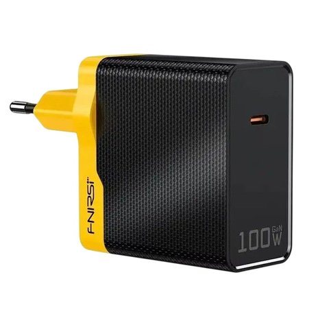 Блок питания 100W MAX EU PD GaN, USB C для паяльников FNIRSI