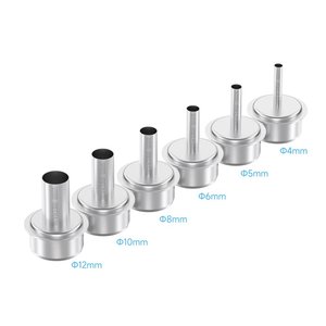 Насадка термофена Mechanic 861 Original, пряма, 6in1, 4mm 5mm 6mm 8mm 10mm 12mm