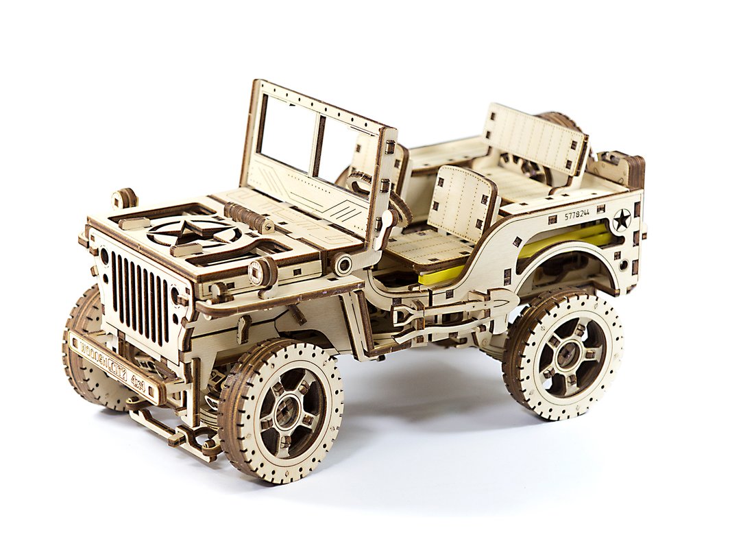 wooden vehicle puzzle