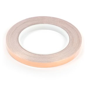 Laminilla de cobre pegajosa en rollo, ancho 1 cm Laminilla de cobre pegajosa en rollo, ancho 1 cm